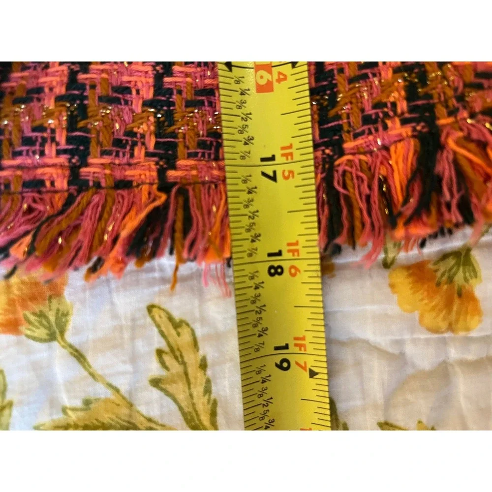 NWT Anthropologie Maeve Tweed Cropped Fringe Blazer - Picture 7 of 11